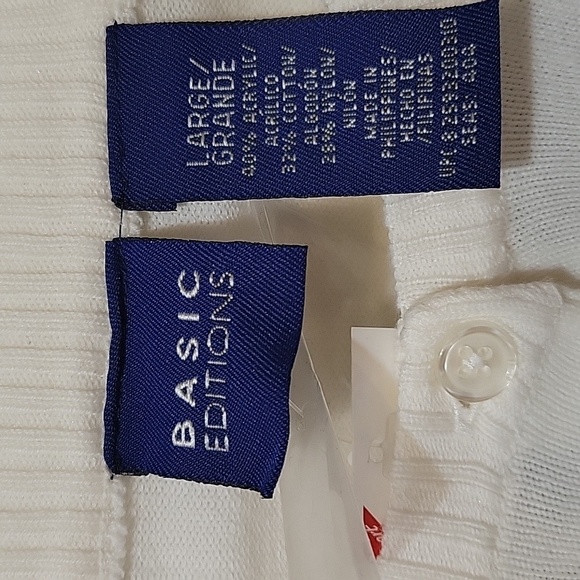 Basic women's button down sweater - Picture 2 of 7